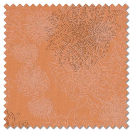 Floral Elements - mocha (per 1/4 metre)