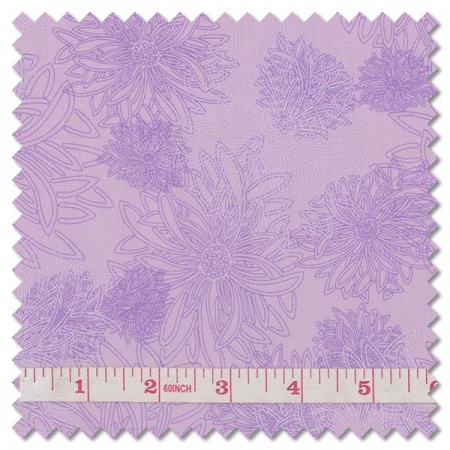 Floral Elements - lavender haze (per 1/4 metre)