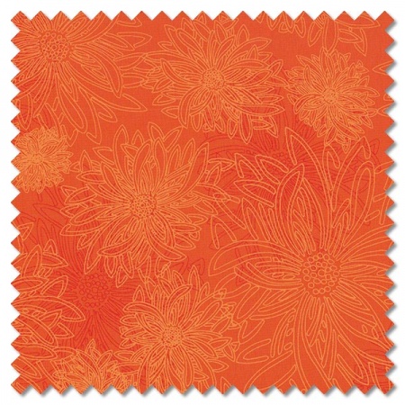 Floral Elements - orangine (per 1/4 metre)