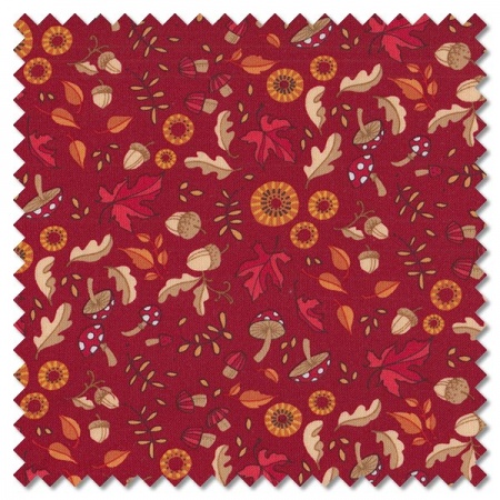 Forest Frolic - little fall fling cinnamon (per 1/4 metre)