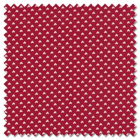 Flirt - tiny heart red (per 1/4 metre)