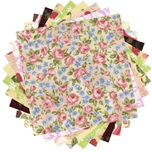 Floral prints 20 charm pack