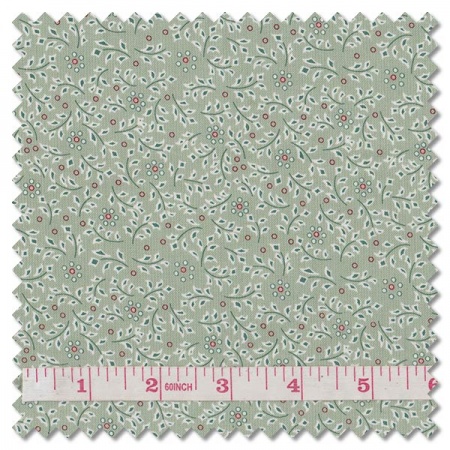 Forward to the Past - hollyberry glacier blue (per 1/4 metre)