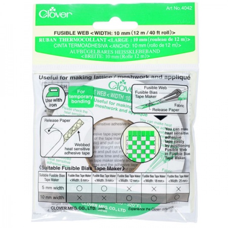 Clover fusible fusible web - 10mm