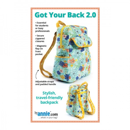 By Annie Got Your Back 2.0 bag pattern