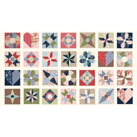 Lewis & Irene Grandma's Quilts squares panel