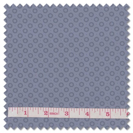 Grandma's Quilts - flower dot blue (per 1/4 metre)