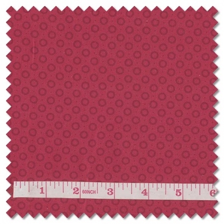 Grandma's Quilts - flower dot red (per 1/4 metre)