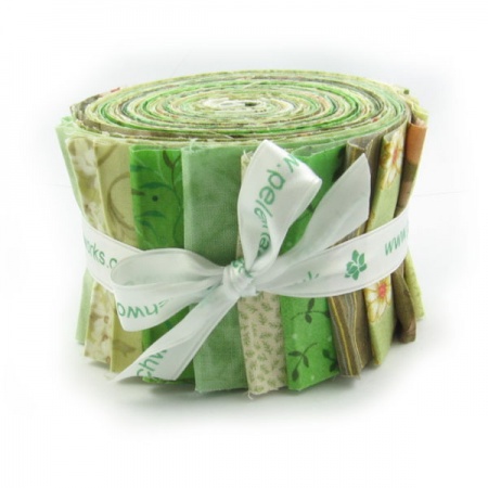 Green prints strip roll