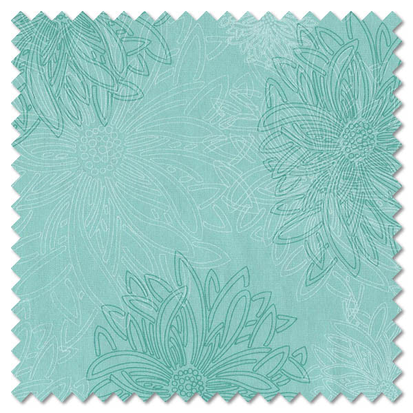 Art Gallery Fabrics Floral Elements FE508 aqua haze patchwork fabric