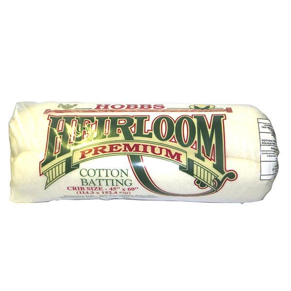 Hobbs Heirloom Premium Cotton Batting - Crib Size - 45 in x 60 in – Little  Quilt Store