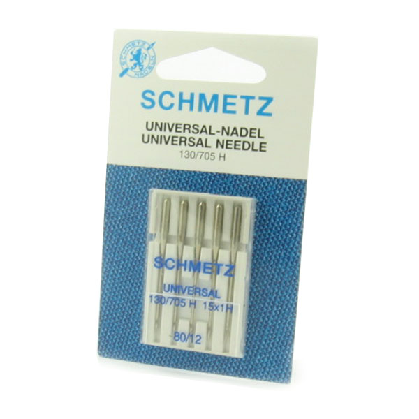 Schmetz universal sewing machine needles size 80/12