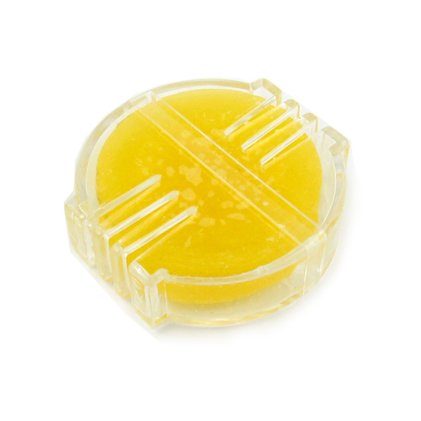 Beeswax paraffin wax quilting thread conditioner with holder