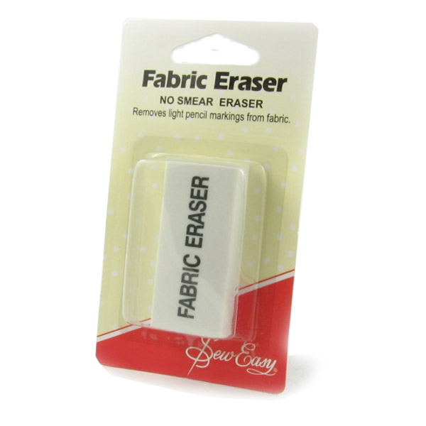 Fabric eraser for fabric marker pencils