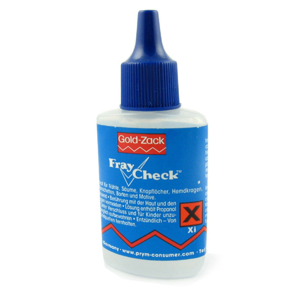 Fray check liquid seam and thread sealant