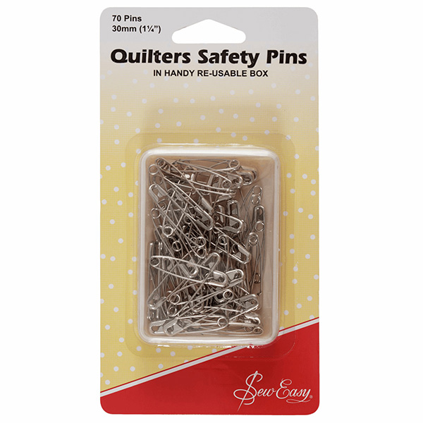 30mm safety pins with storage box