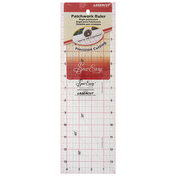 Sew Easy quilting ruler. 14 inch x 1 inch.