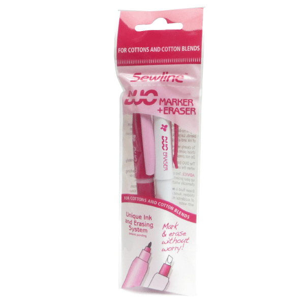 Sewline Duo fabric marker pen and eraser fluid pen