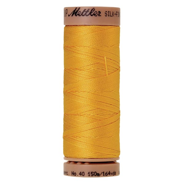 0120 Summer sun Mettler Silk Finish Cotton 40 quilting thread, 150m
