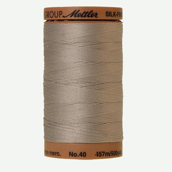 0331 Ash Mist Mettler Silk Finish Cotton 40 quilting thread, 457m