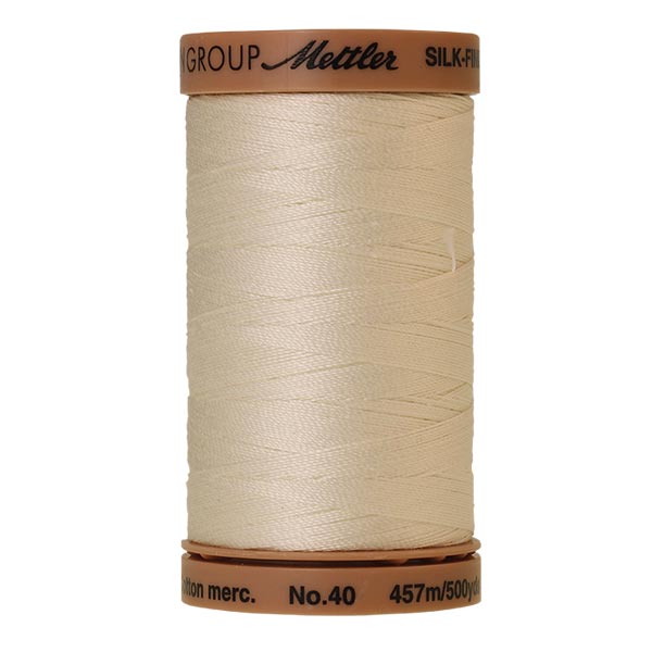 0778 Muslin Mettler Silk Finish Cotton 40 quilting thread, 457m