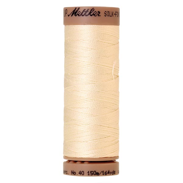 3612 Antique white Mettler Silk Finish Cotton 40 quilting thread, 150m