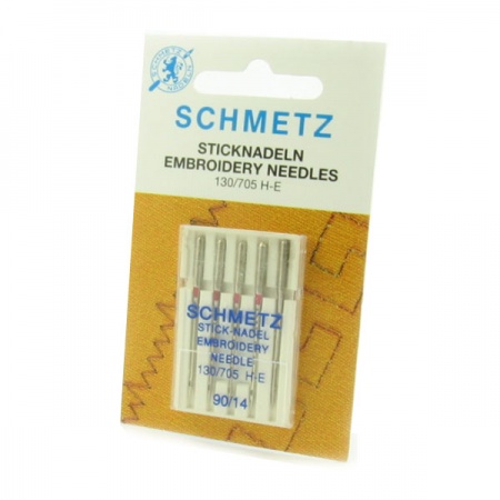 Schmetz embroidery sewing machine needles - size 90/14