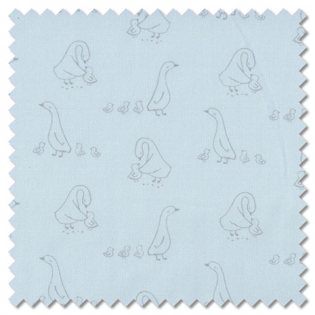 Little Ducklings - duck walk blue (per 1/4 metre)