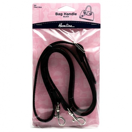 Hemline adjustable bag strap - black