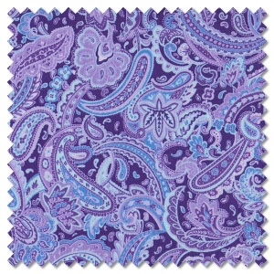 Luna Garden - paisley purple (per 1/4 metre)