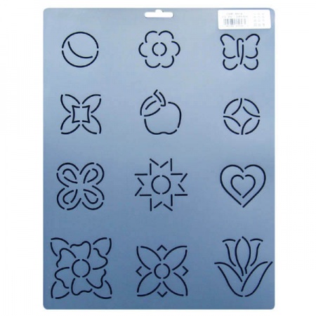 LG36 Assorted block quilting stencils