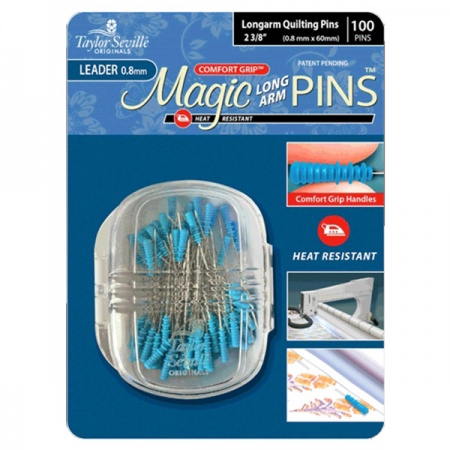 Taylor Seville Magic Pins long arm -  leader 100 pack