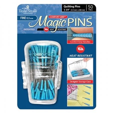 Taylor Seville Magic Pins quilting -  fine 50 pack