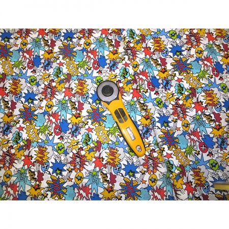 Monster Mash - pow white (per 1/4 metre)