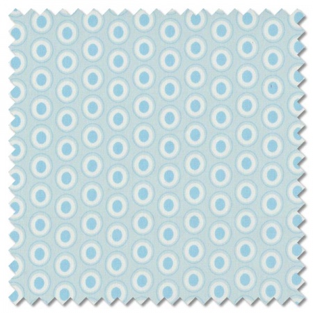 Oval Elements - powder blue (per 1/4 metre)