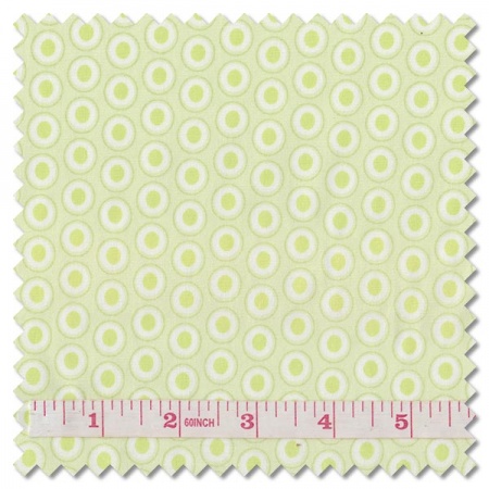 Oval Elements - sugar green (per 1/4 metre)