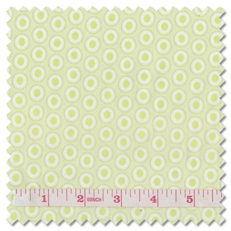 Oval Elements - sugar green (per 1/4 metre)