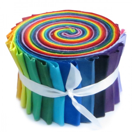 Plain rainbow strip roll