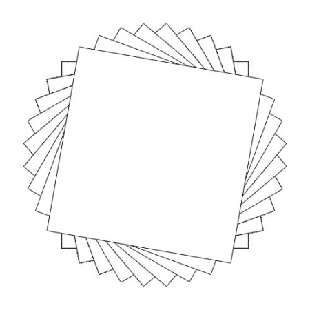 Plain white 20 charm pack