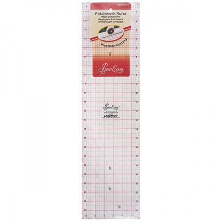 Sew Easy quilting ruler - 6.5in x 24in