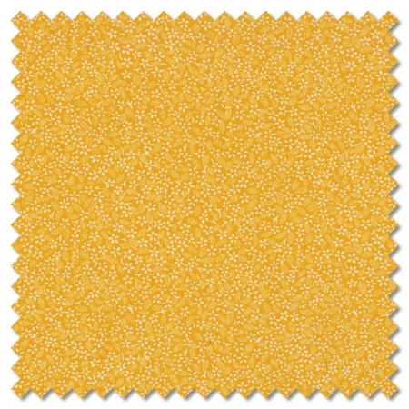 Summer Breeze 2021 - dainty flowers and leaves yellow (per 1/4 metre)