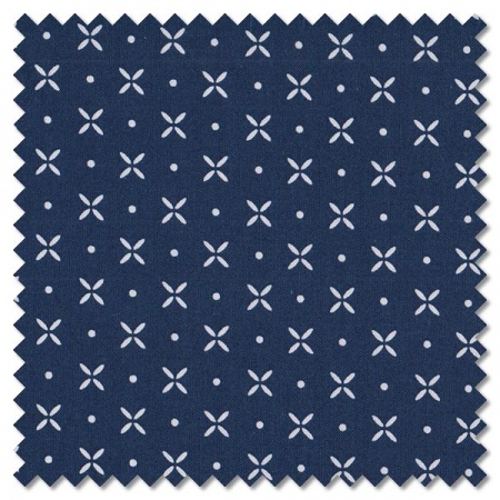 Simply Delightful - orange peel nautical blue (per 1/4 metre)