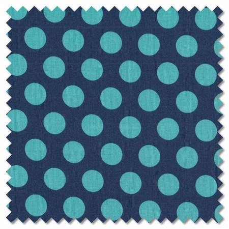 Simply Delightful - dots nautical blue (per 1/4 metre)