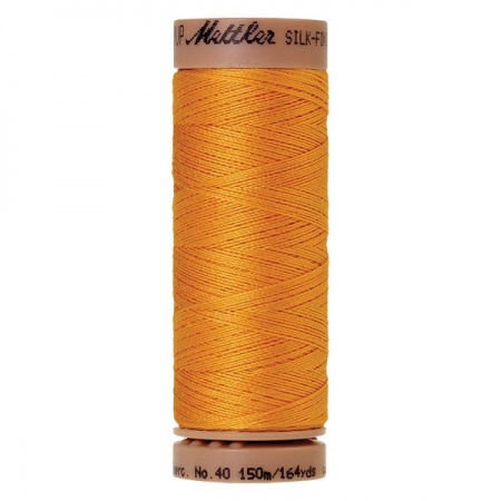 0161 - Marigold Mettler Silk Finish 40 quilting thread 150m