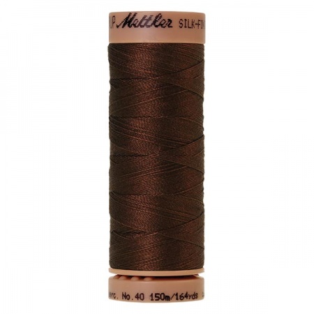 0173 - Friar brown Mettler Silk Finish 40 quilting thread 150m