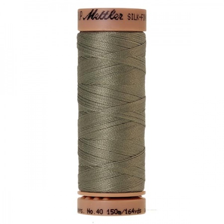 0381 - Sage Mettler Silk Finish 40 quilting thread 150m