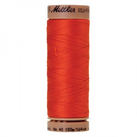 0450 - Paprika Mettler Silk Finish 40 quilting thread 150m