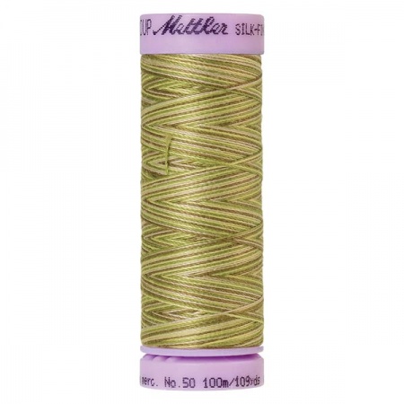 9820 - Green tea Mettler Silk-Finish Cotton Multi 50 100m
