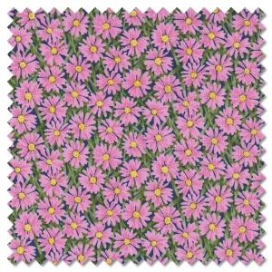 Summer Garden - daisies pink (per 1/4 metre)