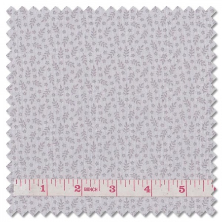 Tonal Ditzys - allover sprigs & flowers river rock (per 1/4 metre)